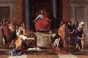 Nicolas Poussin Judgment of Solomon oil painting artist